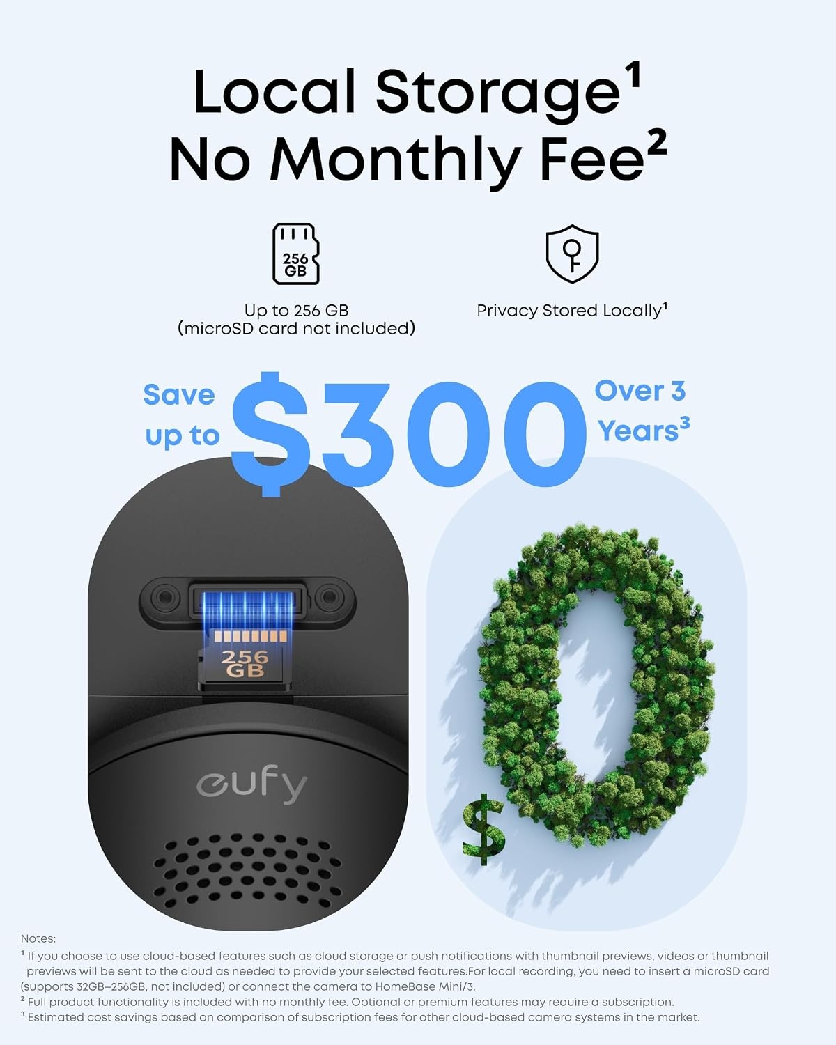 image:imageeufy Security IndoorOutdoor Camera C31 IP66 SpotlightFree Color Night Vision360 Pan ampTilt AutoTrackingAI HumanVehiclePetCry Detection 247 RecordingDual External AntennasNo SubscriptionBlack