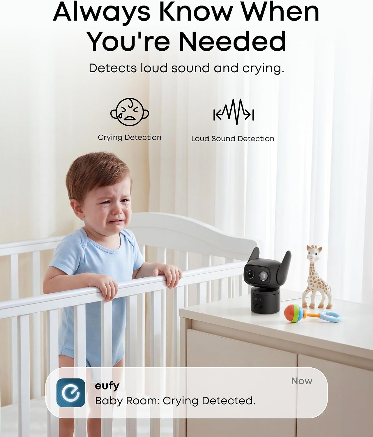 image:imageeufy Security IndoorOutdoor Camera C31 IP66 SpotlightFree Color Night Vision360 Pan ampTilt AutoTrackingAI HumanVehiclePetCry Detection 247 RecordingDual External AntennasNo SubscriptionBlack