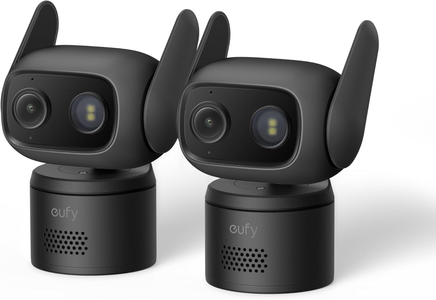 image:imageeufy Security IndoorOutdoor Camera C31 IP66 SpotlightFree Color Night Vision360 Pan ampTilt AutoTrackingAI HumanVehiclePetCry Detection 247 RecordingDual External AntennasNo SubscriptionBlack
