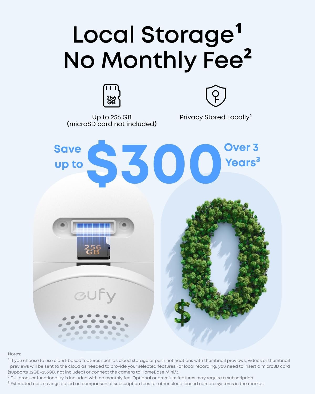 image:imageeufy Security IndoorOutdoor Camera C31 IP66 SpotlightFree Color Night Vision360 Pan ampTilt AutoTrackingAI HumanVehiclePetCry Detection 247 RecordingDual External AntennasNo Subscriptionwhite
