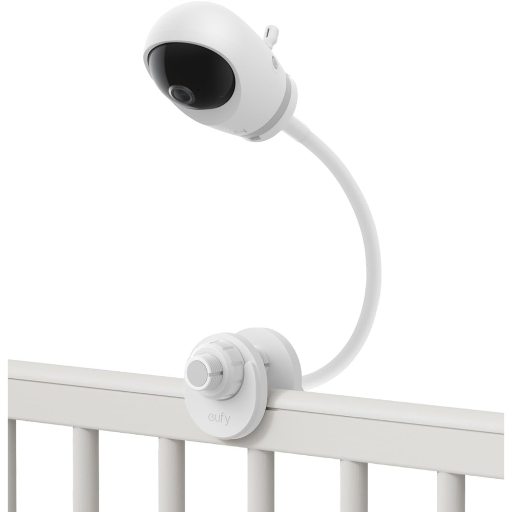 image:imageeufy Baby Monitor Crib Mount 16 Inch Flexible Arm Bracket Compatible with eufy Baby Monitor C10E20E21 No Tools Needed No Wall Damage Attach to Baby Crib Camera Not Included