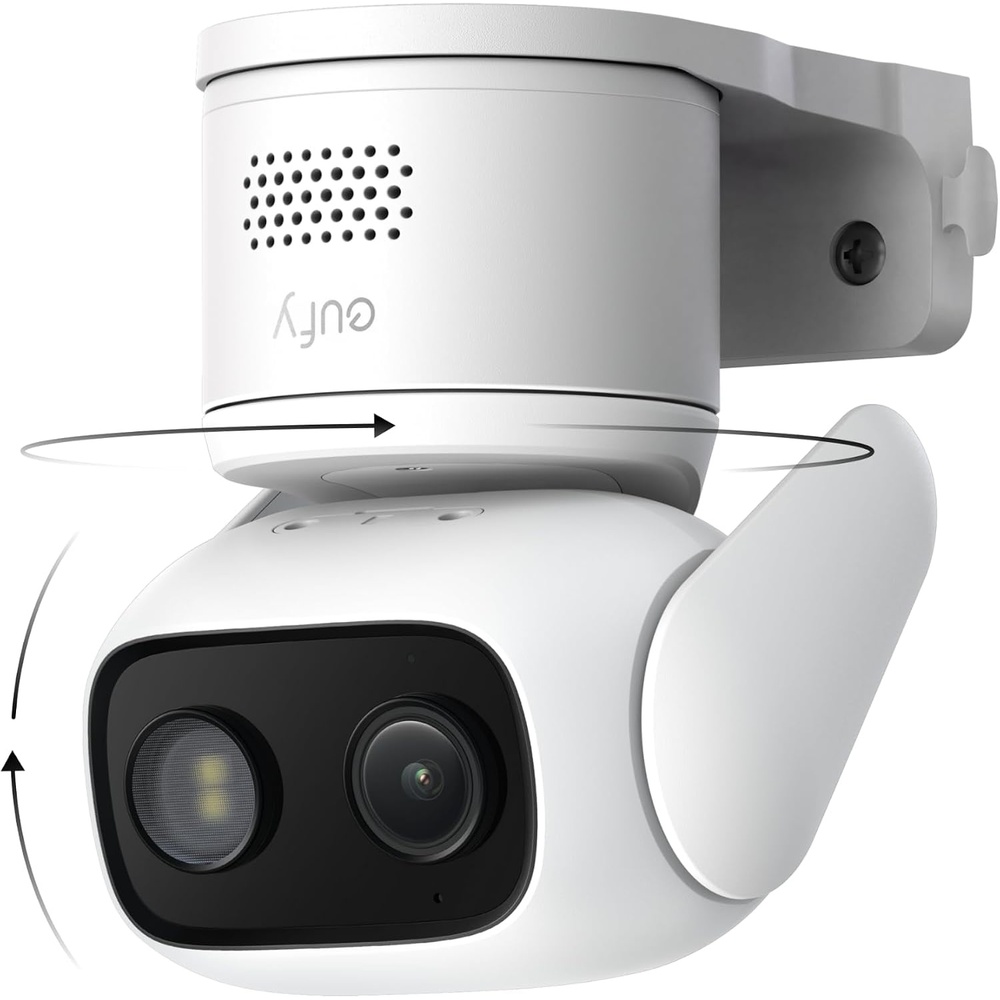 image:imageeufy Security IndoorOutdoor Camera C31 IP66 SpotlightFree Color Night Vision360 Pan ampTilt AutoTrackingAI HumanVehiclePetCry Detection 247 RecordingDual External AntennasNo Subscriptionwhite