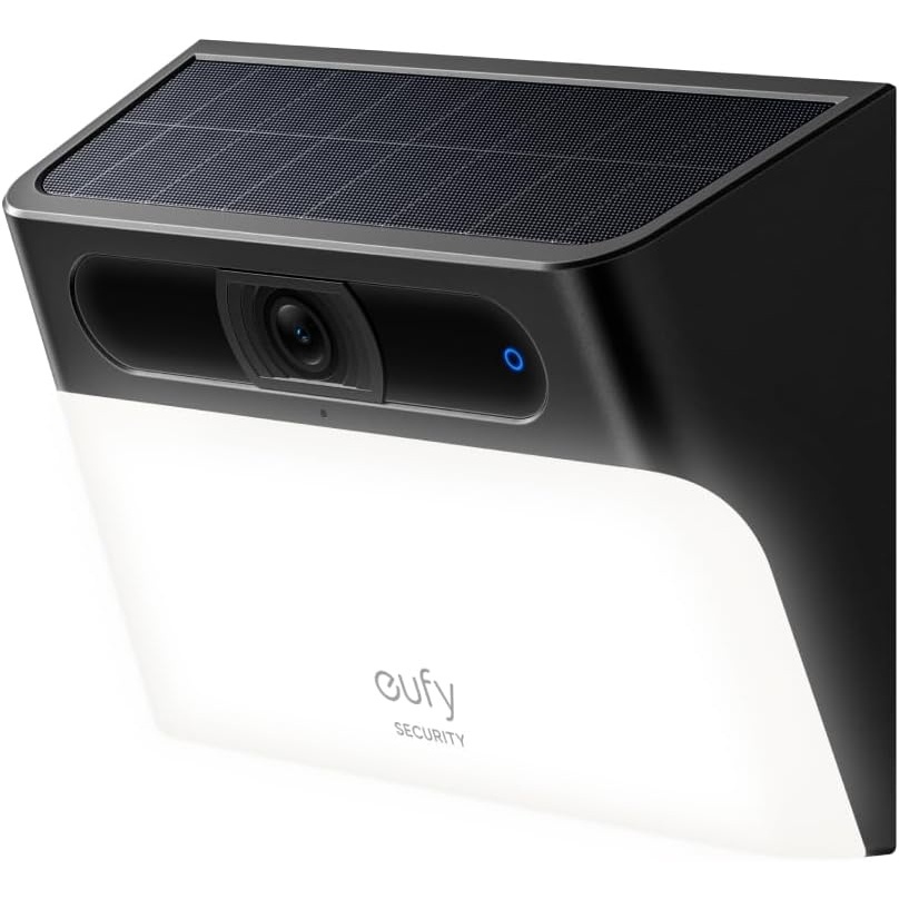 image:imageeufy Security Solar Wall Light Cam S120 Solar Security Cameras Wireless Outdoor Builtin 8GB Storage Forever Power Motion Activated Light AI Detection IP65 Waterproof Spotlight No Monthly Fee1Cam Pack
