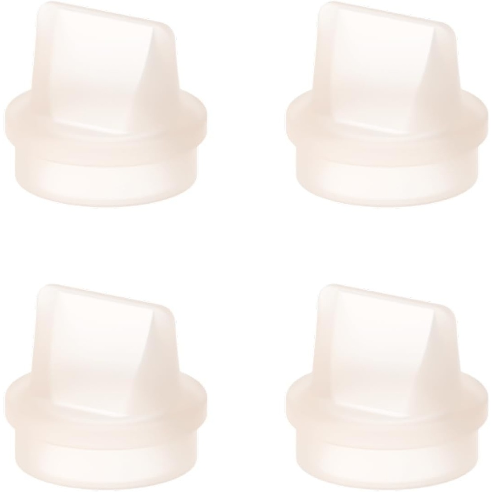 image:imageeufy Security Wearable Breast Pump S2S2 Pro Duckbill Valves 4Pack  Breast Pump Replacement Parts LeakProof DustProof FoodGrade Material