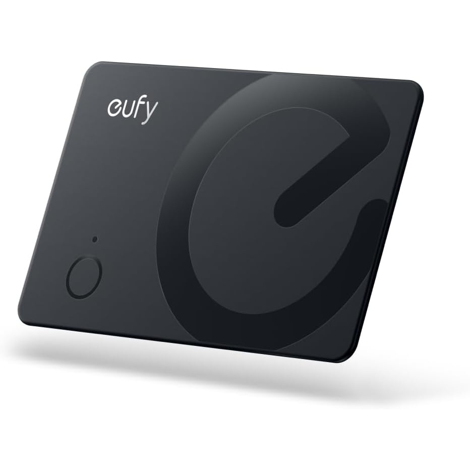 image:imageeufy SmartTrack Card E40 Works with iPhone iOS or Android 17 mm UltraThin Wireless Charging 80 dB Loud Alarm WaterResistant Perfect for Wallets and Passports
