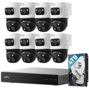 eufy PoE NVR Security System S4 Max + 4 PoE Cam S4 Add-Ons