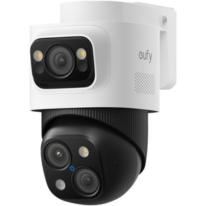 eufy Security 4K NVR Security Camera System S4 Max, 8 Triple Lens Cam with 8TB HDD, PoE Wired, 24/7 Recording, 360° Pan&Tilt, Up to 16CH, Cross-Cam Tracking, 8× Auto Zoom, Smart Video Search(Bullet-PTZ Add-on Cam)