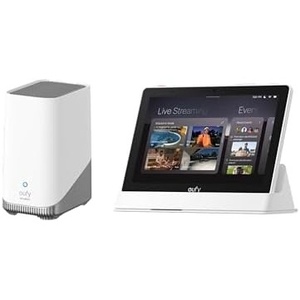 eufy Security HomeBase S380 (HomeBase 3) with Smart Display E10, eufy Edge Security Center, Local Expandable Storage up to 16TB, eufy Security Product Compatibility, 2.4 GHz Wi-Fi, No Monthly Fee