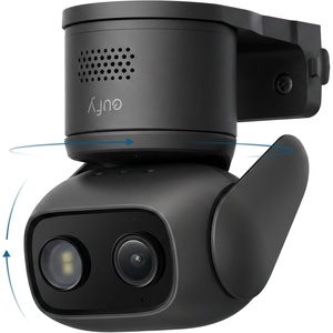 eufy Security Indoor/Outdoor Camera C31, IP66, Spotlight-Free Color Night Vision,360° Pan &Tilt, AutoTracking,AI Human/Vehicle/Pet/Cry Detection, 24/7 Recording,Dual External Antennas(No Subscription)(Black)