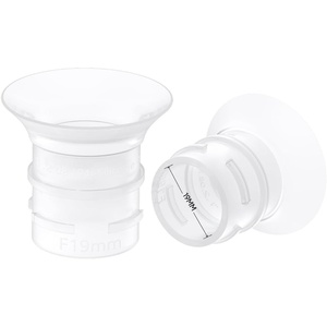 eufy Security Original 19mm Sizing Inserts (2-Pack) for Wearable Breast Pump S1/S1 Pro/E10/E20, Silicone Sizing Inserts, Easy to Install and Use, Comfortable and Precise Fit for Better Suction(19mm)