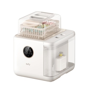 eufy Security S1 Baby Bottle Washer, Sterilizer and Dryer, Largest 10-Bottle Capacity, 3D HydroBlast Cleaning, 212°F Steam Sterilizer, Fast Drying, Smart App Control, Hands-Free | Baby Bottle Washer, Sterilizer and Dryer(S1 Pro with Water Softener)