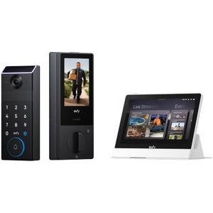 eufy Security Smart Lock FamiLock S3 Max with eufy Smart Display E10, Smart Home Hub, Palm Vein Recognition, Keyless Entry Front Door Lock