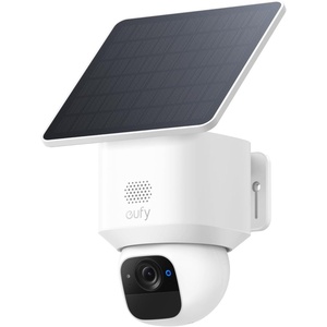 eufy Security SoloCam E30, 4-Cam Kit, 2K Solar Security Camera | 360° Coverage, Pan & Tilt, AI Tracking, 2K Clarity, No Monthly Fee, Built-in Local Storage (Up to 16TB)(1 pack)