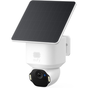 eufy Security SoloCam E42, 4-Cam Kit, 4K Solar Security Camera | AI Facial Recognition & Motion Tracking, Strobe Light, Pan & Tilt, Solar Powered, Built-in Local Storage (Up to 16TB)(Solo Cam)