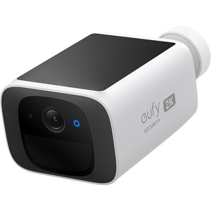 eufy Security SoloCam S220, Solar Security Camera, Wireless Camera Outdoor | 2K Resolution, Continuous Power, Built-in 8GB, No Subscription, HomeBase 3 Compatible, for Outdoor Surveillance(1-Cam Pack)