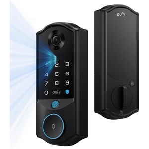 eufy Security Video Smart Lock E330, 3-in-1 Camera+Doorbell+Fingerprint Keyless Entry Door Lock, Smart Built-in Wi-Fi Deadbolt for Front Door, Auto Lock, 8 GB Built‑in Storage, Easy Installation(Video lock + Facial recognition)