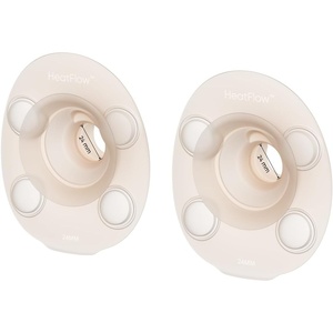 eufy Security Wearable Breast Pump S2 Pro, 24mm Flange (2-Pack) | Pump Replacement Parts: Food-Grade Silicone supports HeatFlow2.0 Tech for a Durable, Ergonomic & Comfortable Fit.