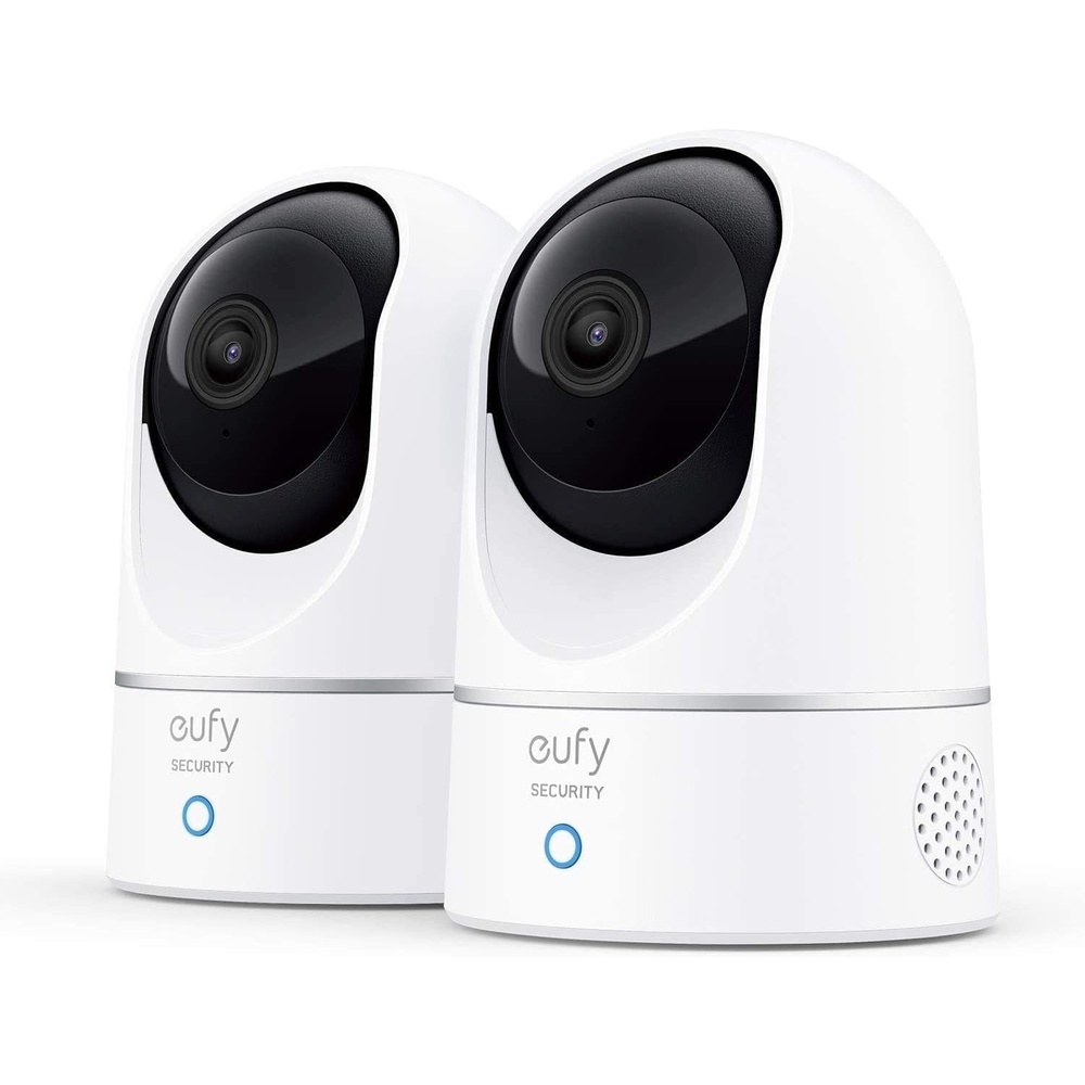 image:imageeufy Security 2K Indoor Cam Pan amp Tilt 2Cam Kit Plugin Security Indoor Camera with WiFi IP Camera Human amp Pet AI Voice Assistant CompatibilityHomeBase Not Required Renewed