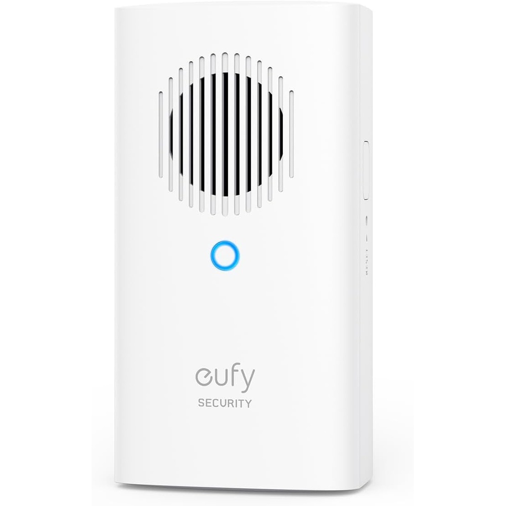 image:imageeufy Security Video Doorbell AddOn Chime Indoor Chime Requires eufy Security Video Doorbell E340C30C31 NoDelay Ring Adjustable Volume 8 Fun Ringtones only works with 24GHz WiFi