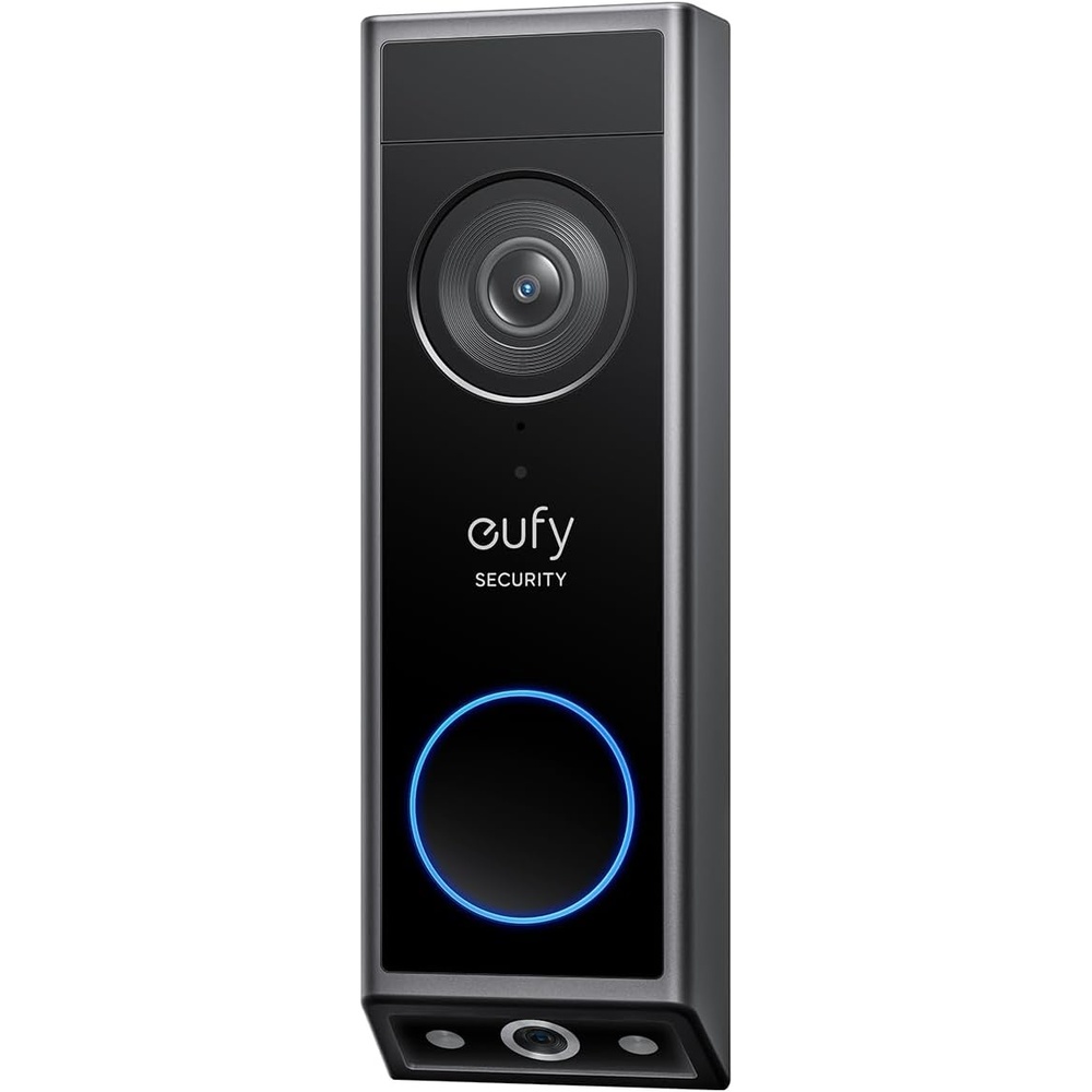 image:imageeufy Security Video Doorbell E340 Dual Cameras with Delivery Guard 2K Full HD and Color Night Vision Wired or Battery Powered HomeBase S380 Compatible No Monthly Fee Renewed