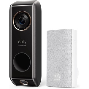 Security Video Doorbell (Wired) S330 with Chime, Dual Cam,Delivery Guard,Security Camera,2K with HDR, No Monthly Fee, 16-24V, 30VA, homebase NOT Supported, Motion Only Alert (Renewed)