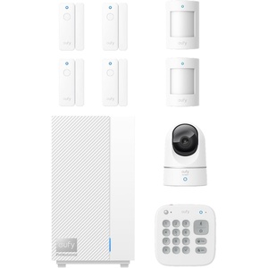 eufy 9-Piece Professional System with HomeBase S1, Home Security System, Video Surveillance, Intrusion Detection, 4G, Battery Backup, Easy Setup, App Control, Local Storage, No Monthly Fee