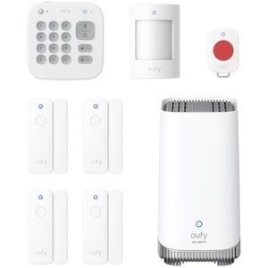 eufy Alarm System 8-Piece Kit with Homebase 3, Wireless Smart Home or Business Security System, Expandable, Easy Setup, App Control, No Monthly fee