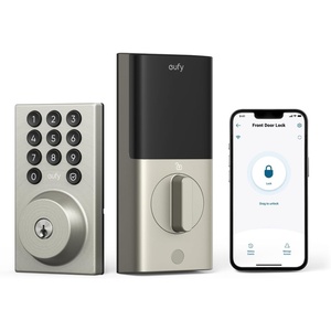 eufy Security Smart Lock C30, Keyless Entry Door Lock, Built-in WiFi Keypad Deadbolt for Front Door, No Bridge Required, Easy Installation, App Remote Control, Reliable Power, Traditional, Nickel(Nickel)