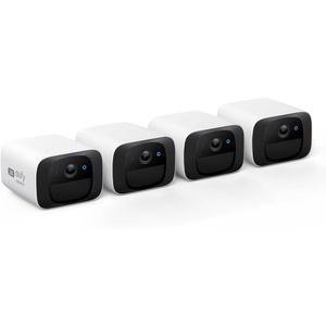 eufy Security SoloCam C210 4-Cam Pack, Wireless Outdoor Camera, 2K Resolution, No Monthly Fee, Wireless, 2.4 GHz Wi-Fi, HomeBase 3 Compatible (Renewed)(4-Cam Pack)