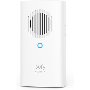 eufy Security Video Doorbell Add-On Chime, Indoor Chime, Requires eufy Security Video Doorbell E340/C30/C31, No-Delay Ring, Adjustable Volume, 8 Fun Ringtones, only works with 2.4GHz Wi-Fi